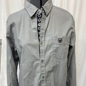 Men's Marvel button down dress shirt size large